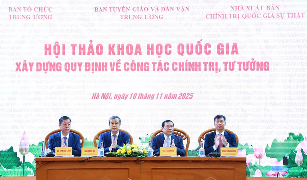 Hoàn thiện quy định về công tác chính trị, tư tưởng của Đảng trong tình hình mới - ảnh 2