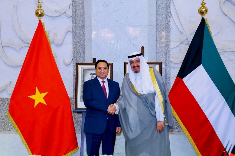 Thủ tướng Phạm Minh Chính hội đàm với Thủ tướng Kuwait - ảnh 1