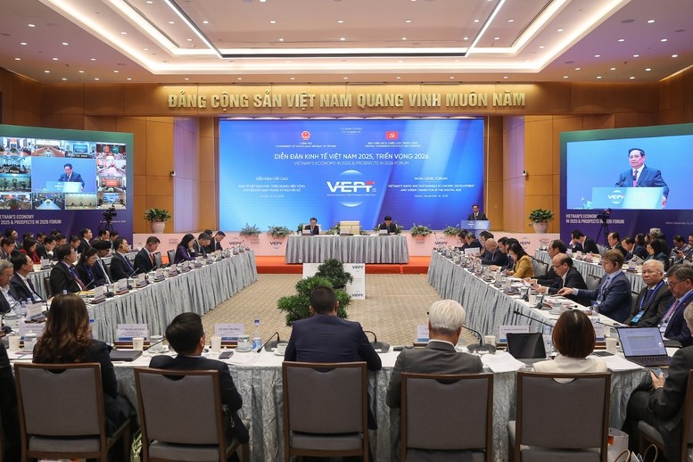 Thủ tướng chủ trì phiên toàn thể cấp cao Diễn đàn Kinh tế Việt Nam 2025 - ảnh 2
