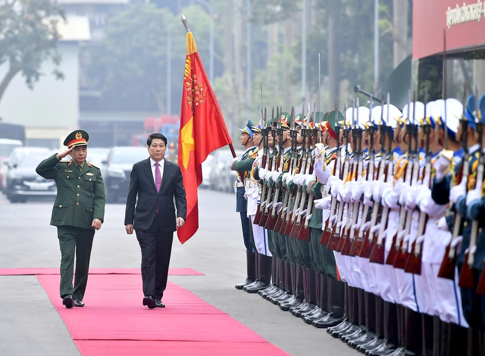 Chủ tịch nước Lương Cường dự Hội nghị Quân chính toàn quân năm 2025 - ảnh 1