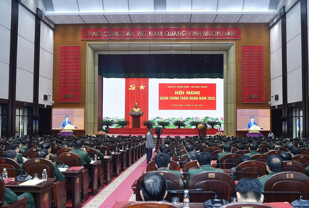 Chủ tịch nước Lương Cường dự Hội nghị Quân chính toàn quân năm 2025 - ảnh 8