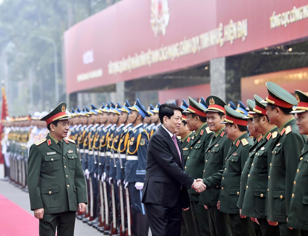 Chủ tịch nước Lương Cường dự Hội nghị Quân chính toàn quân năm 2025 - ảnh 2