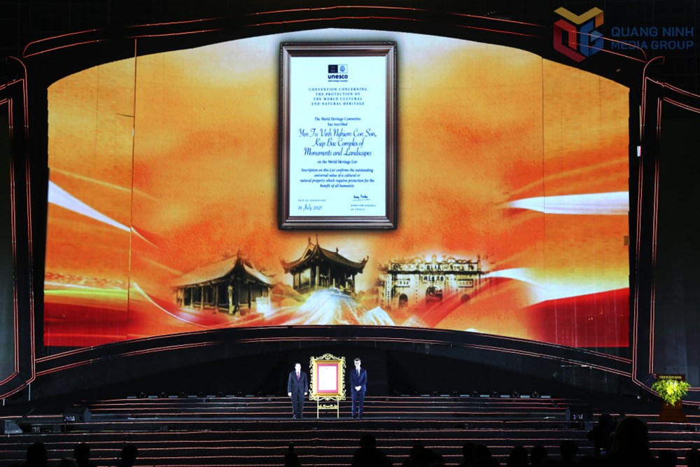 Lễ đón nhận Bằng UNESCO ghi danh Quần thể di tích và danh thắng Yên Tử - Vĩnh Nghiêm - Côn Sơn, Kiếp Bạc là Di sản Văn hóa thế giới - ảnh 4