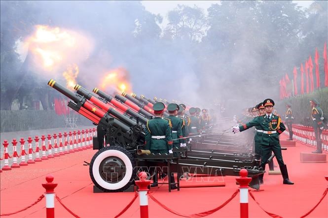 Tổng Bí thư Tô Lâm chủ trì Lễ đón Tổng Bí thư, Chủ tịch nước Lào Thongloun Sisoulith - ảnh 3