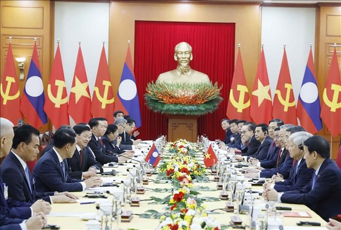 Củng cố nền tảng chính trị vững chắc, đưa quan hệ Việt - Lào ngày càng đi vào chiều sâu - ảnh 2