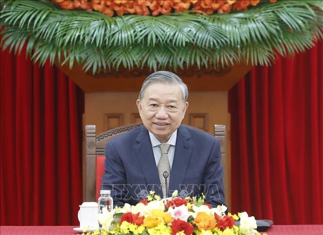 Tổng Bí thư Tô Lâm điện đàm với Tổng thống Hàn Quốc Lee Jae Myung - ảnh 2