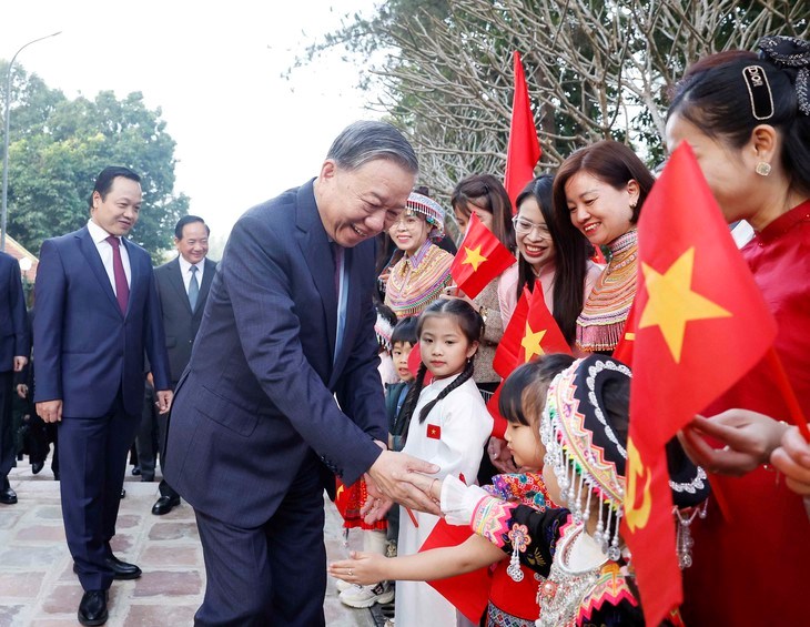 Tổng Bí thư Tô Lâm dự lễ khánh thành Nhà tưởng niệm Chủ tịch Hồ Chí Minh tại Di tích đồi E2 - ảnh 5
