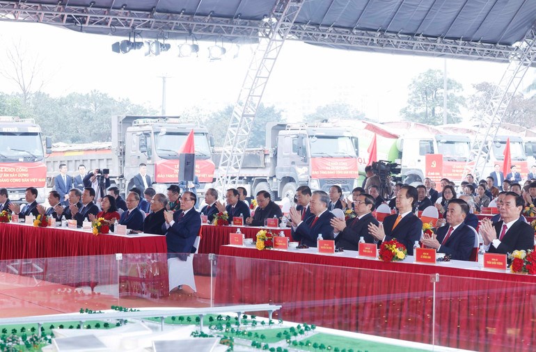 Tổng Bí thư Tô Lâm dự Lễ khởi công xây dựng Bảo tàng Đảng Cộng sản Việt Nam - ảnh 3