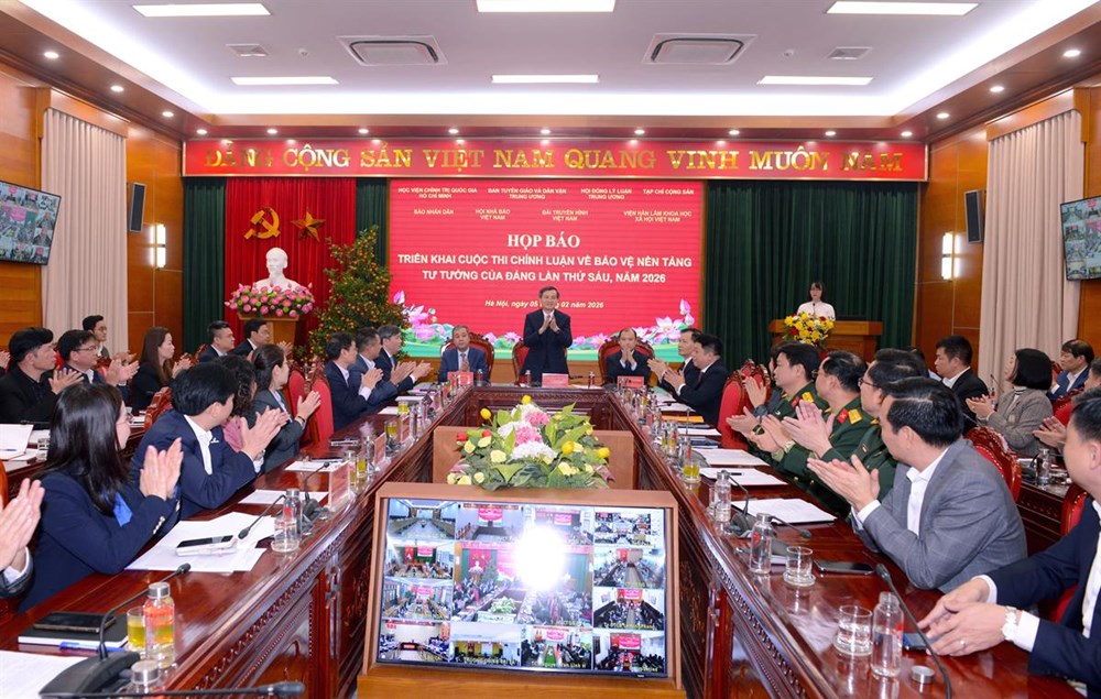 Phát động Cuộc thi chính luận về bảo vệ nền tảng tư tưởng của Đảng lần thứ Sáu, năm 2026 - ảnh 1