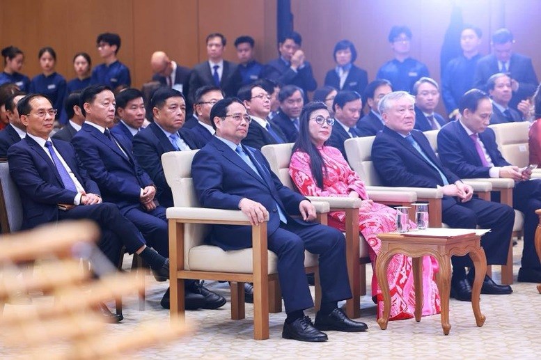 Thủ tướng Phạm Minh Chính chủ trì chiêu đãi Đoàn ngoại giao tại Việt Nam - ảnh 4