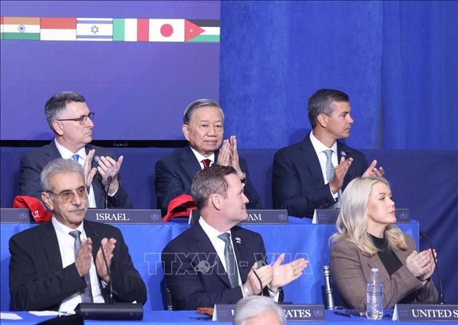 Tổng Bí thư Tô Lâm dự Phiên khai mạc Hội đồng Hoà bình về Gaza - ảnh 1