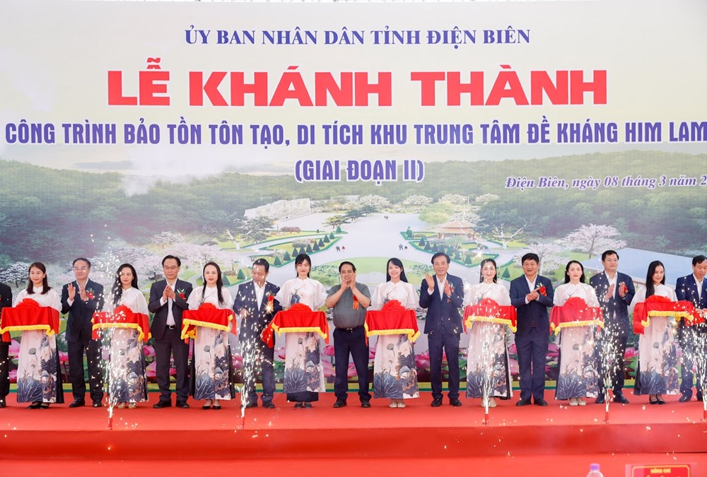 Thủ tướng dự khánh thành tôn tạo di tích đề kháng Him Lam - ảnh 1