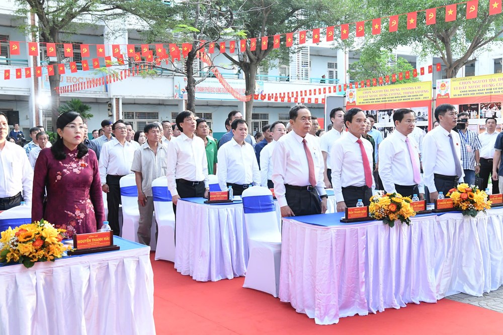 Tổng Bí thư Tô Lâm và các đồng chí lãnh đạo Đảng, Nhà nước thực hiện quyền cử tri - ảnh 10