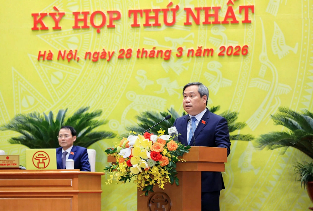 Bà Phùng Thị Hồng Hà, ông Vũ Đại Thắng tái đắc cử Chủ tịch HĐND và UBND TP Hà Nội - ảnh 3