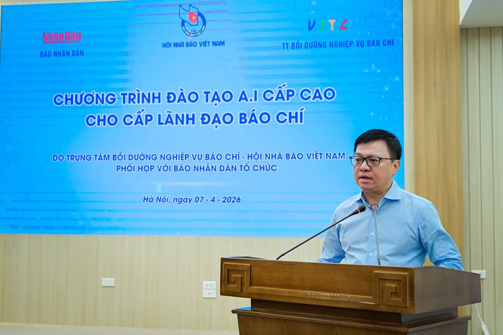 Đào tạo AI cấp cao cho lãnh đạo các cơ quan báo chí  - ảnh 1