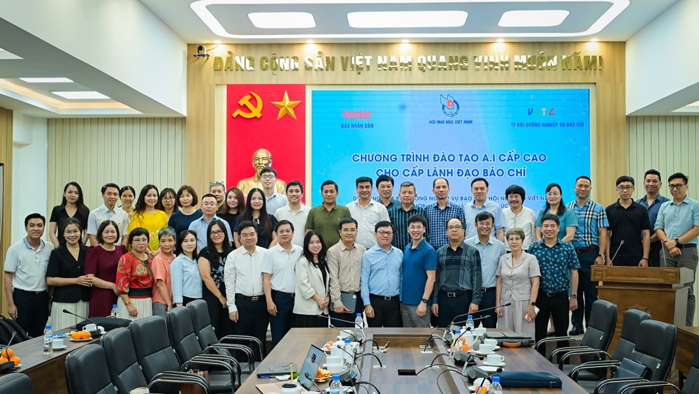 Đào tạo AI cấp cao cho lãnh đạo các cơ quan báo chí  - ảnh 4