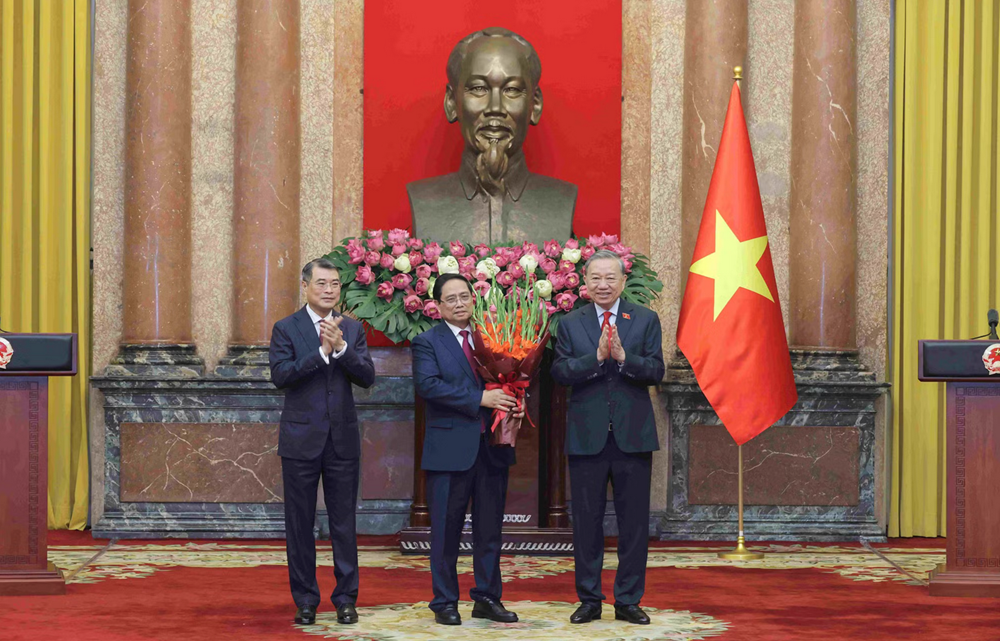 Tổng Bí thư, Chủ tịch nước Tô Lâm trao quyết định bổ nhiệm các thành viên Chính phủ nhiệm kỳ 2026-2031 - ảnh 5