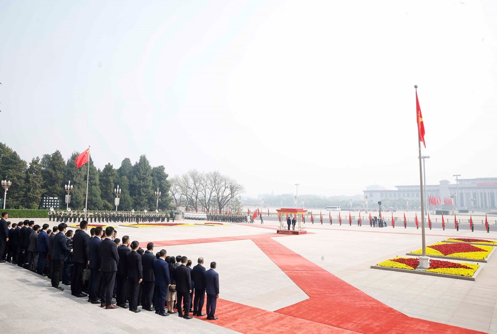 Lễ đón trọng thể Tổng Bí thư, Chủ tịch nước Tô Lâm thăm cấp Nhà nước đến Trung Quốc - ảnh 3