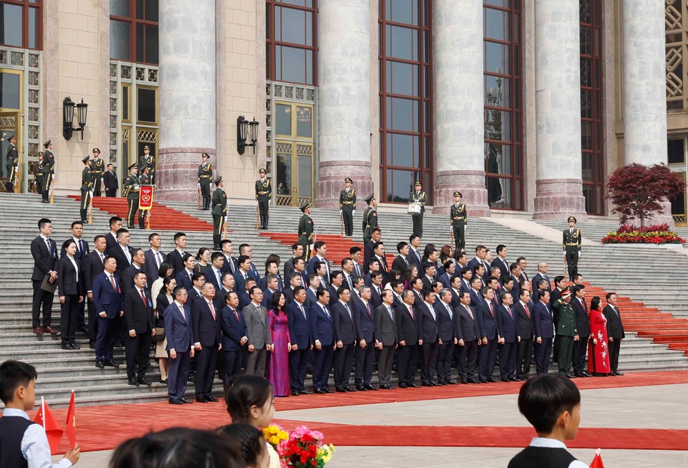 Lễ đón trọng thể Tổng Bí thư, Chủ tịch nước Tô Lâm thăm cấp Nhà nước đến Trung Quốc - ảnh 5
