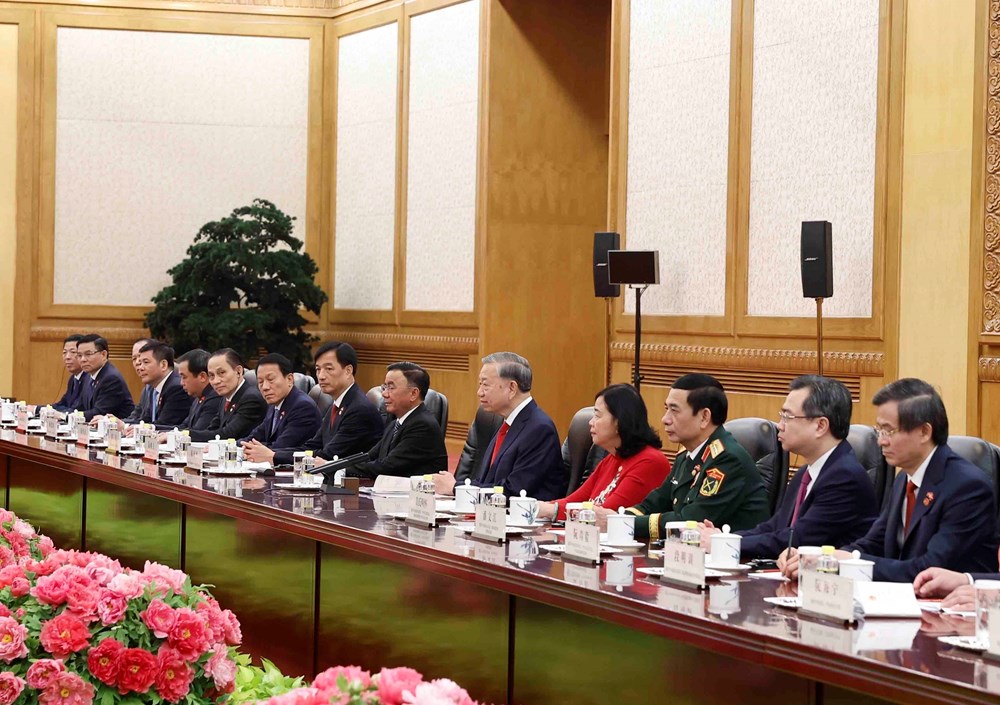 Tổng Bí thư, Chủ tịch nước Tô Lâm hội đàm với Tổng Bí thư, Chủ tịch Trung Quốc Tập Cận Bình - ảnh 4