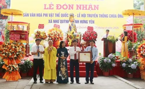 Lễ hội truyền thống Chùa Ông đón Chứng nhận Di sản văn hóa phi vật thể quốc gia - ảnh 1