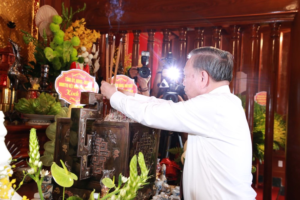 Tổng Bí thư, Chủ tịch nước Tô Lâm dự Lễ Thượng cờ “Thống nhất non sông” - ảnh 6