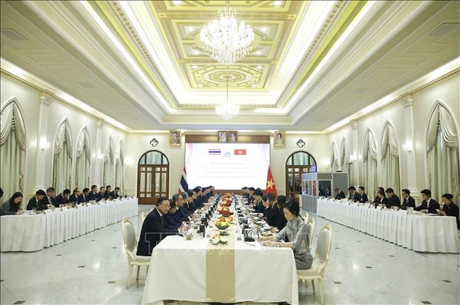 Tổng Bí thư, Chủ tịch nước Tô Lâm hội đàm với Thủ tướng Thái Lan Anutin Charnvirakul - ảnh 4