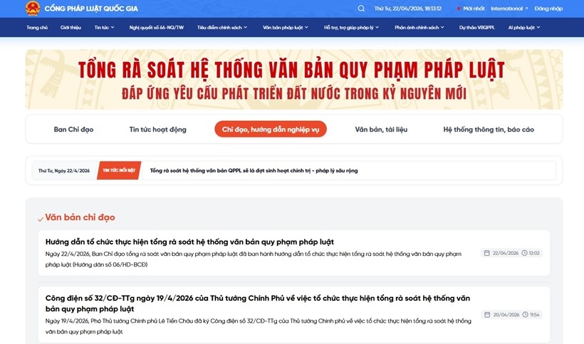 Tập trung cao nhất tổng rà soát hệ thống văn bản quy phạm pháp luật - ảnh 1
