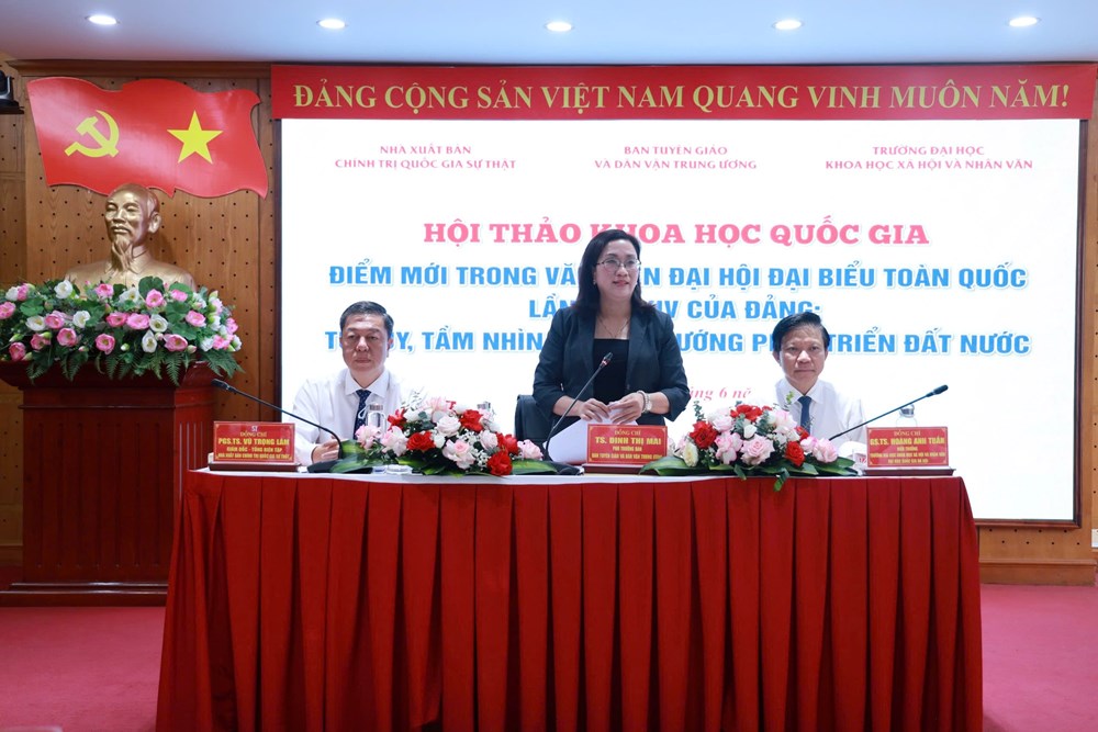 Làm rõ những điểm mới, tư duy và tầm nhìn trong Văn kiện Đại hội XIV của Đảng - ảnh 1
