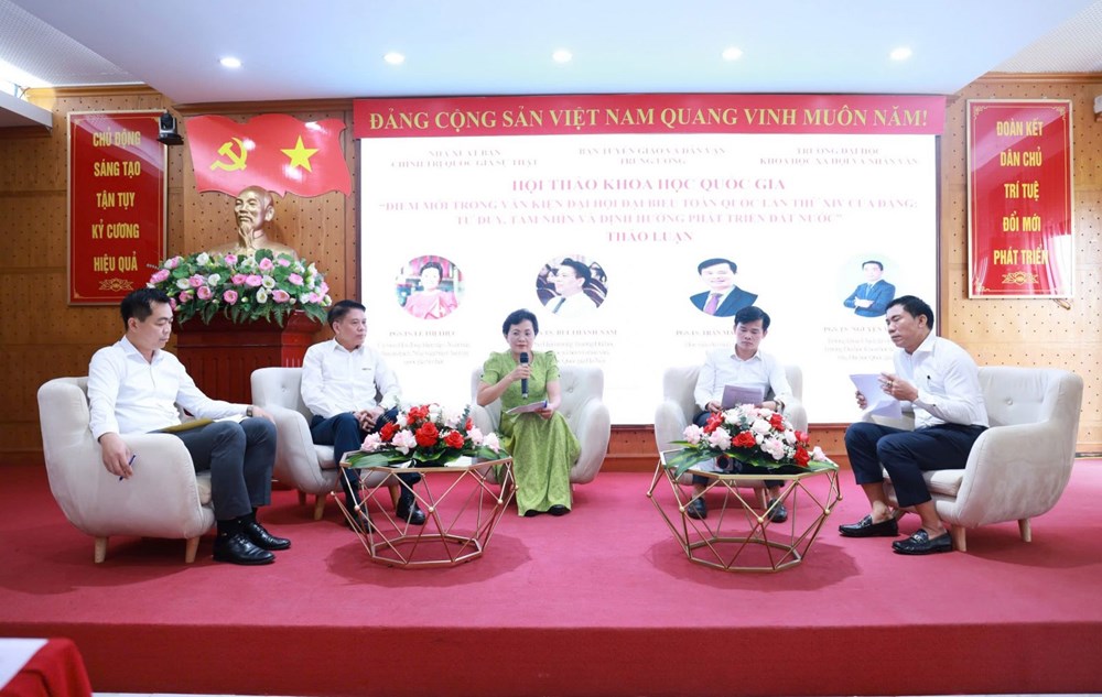 Làm rõ những điểm mới, tư duy và tầm nhìn trong Văn kiện Đại hội XIV của Đảng - ảnh 4