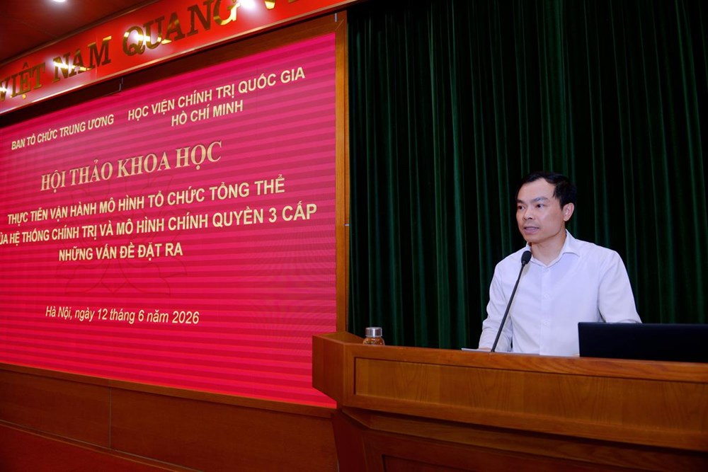 Thực tiễn vận hành mô hình tổ chức tổng thể của hệ thống chính trị và mô hình chính quyền 3 cấp  - ảnh 1