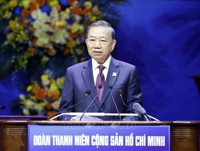 Phát biểu của Tổng Bí thư, Chủ tịch nước Tô Lâm tại Đại hội đại biểu toàn quốc Đoàn Thanh niên cộng sản Hồ Chí Minh lần thứ XIII - ảnh 1
