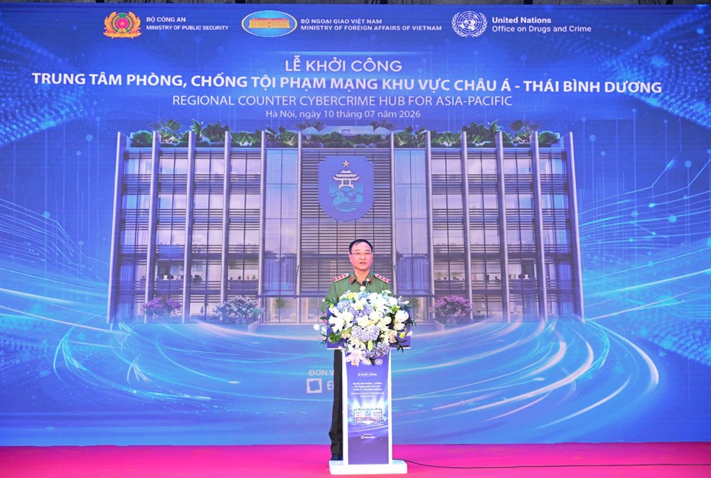 Khởi công xây dựng Trụ sở Trung tâm phòng, chống tội phạm mạng khu vực châu Á - Thái Bình Dương - ảnh 3