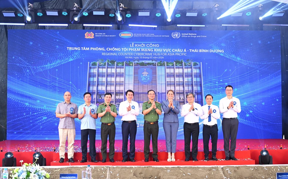 Khởi công xây dựng Trụ sở Trung tâm phòng, chống tội phạm mạng khu vực châu Á - Thái Bình Dương - ảnh 2
