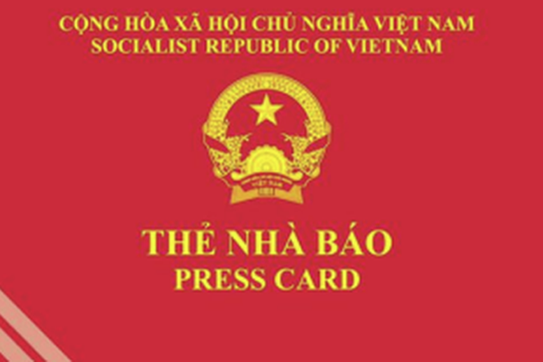 Quy định mới thủ tục cấp, đổi, cấp lại và thu hồi thẻ nhà báo - ảnh 1