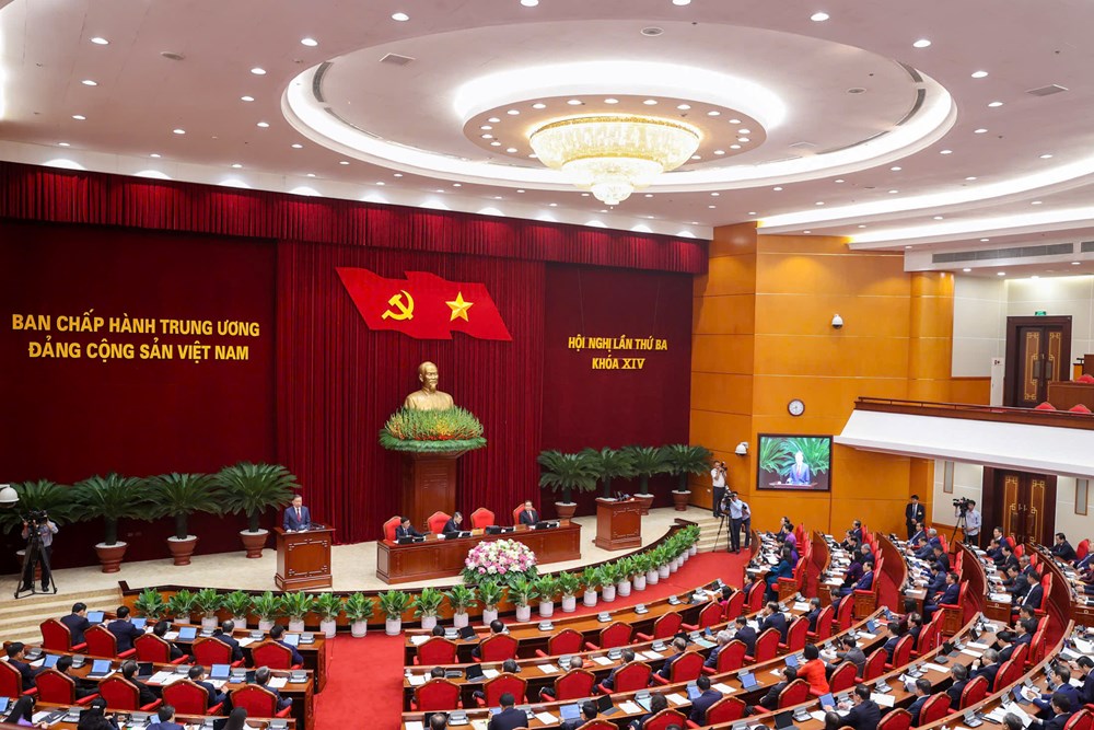 Khai mạc Hội nghị lần thứ ba Ban Chấp hành Trung ương Đảng khóa XIV - ảnh 3