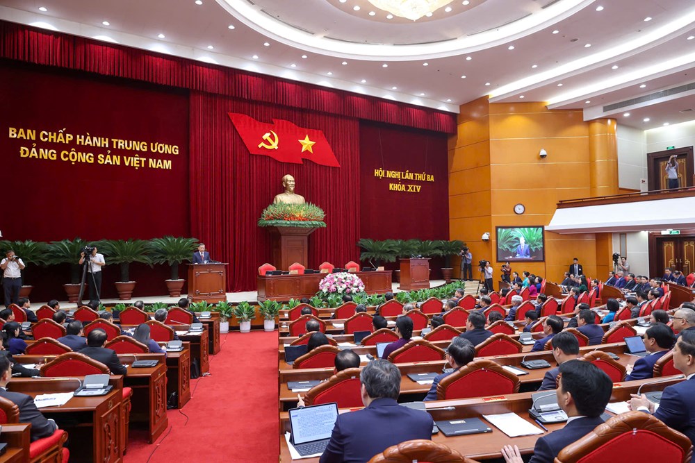 Bế mạc Hội nghị lần thứ ba Ban Chấp hành Trung ương Đảng khóa XIV - ảnh 5
