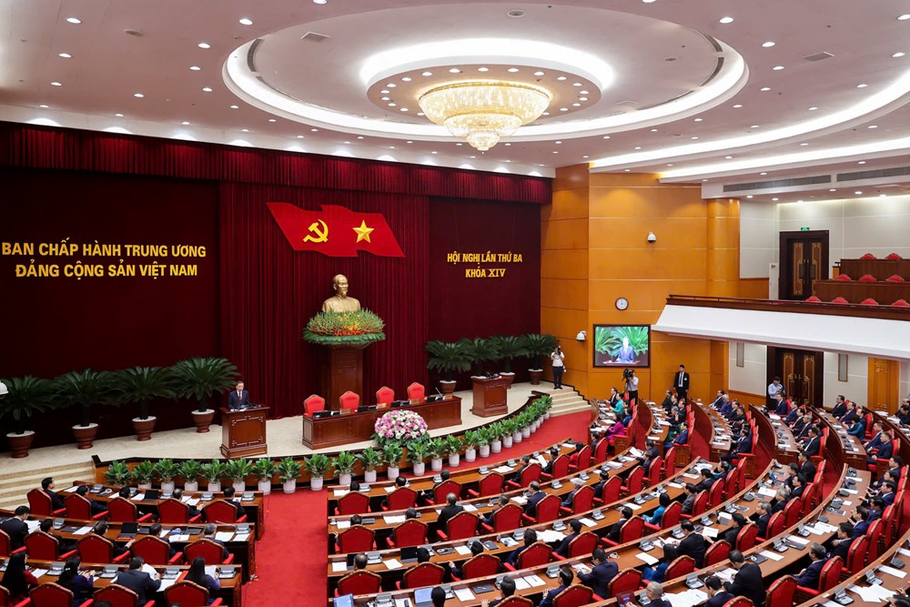 Bế mạc Hội nghị lần thứ ba Ban Chấp hành Trung ương Đảng khóa XIV - ảnh 6