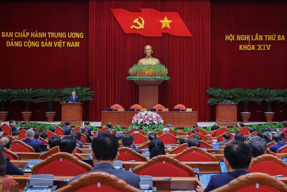 Bế mạc Hội nghị lần thứ ba Ban Chấp hành Trung ương Đảng khóa XIV - ảnh 2