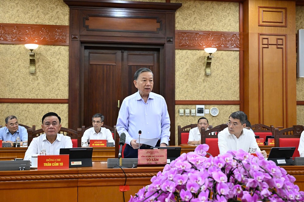 Tổng Bí thư, Chủ tịch nước chủ trì phiên họp Ban Chỉ đạo Trung ương về phát triển khoa học, công nghệ, đổi mới sáng tạo và chuyển đổi số - ảnh 1