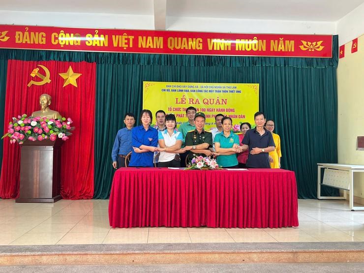 Ra quân 100 ngày vì hạnh phúc của nhân dân - ảnh 2
