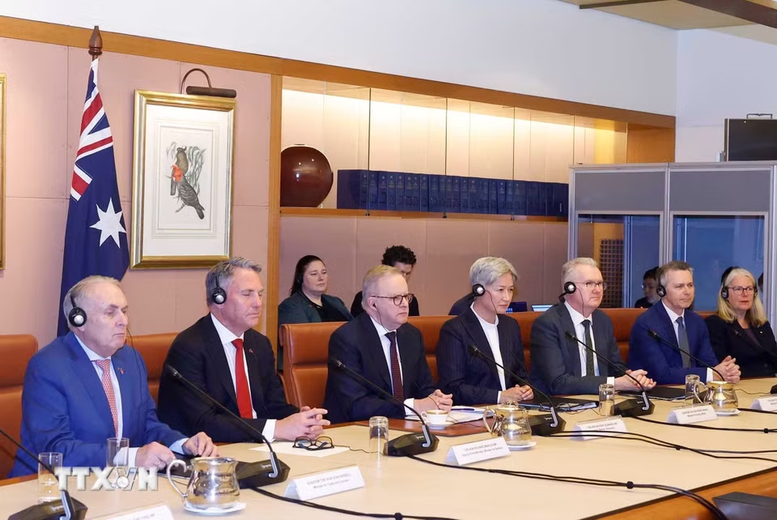 Tổng Bí thư, Chủ tịch nước Tô Lâm hội đàm với Thủ tướng Australia Anthony Albanese - ảnh 4