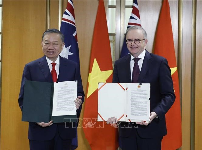  Tuyên bố chung về tăng cường kết nối khoa học, công nghệ và đổi mới sáng tạo giữa Việt Nam và Australia - ảnh 1