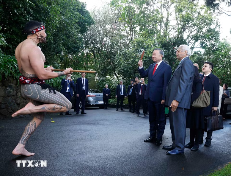 Lễ đón Tổng Bí thư, Chủ tịch nước Tô Lâm thăm cấp Nhà nước tới New Zealand - ảnh 2