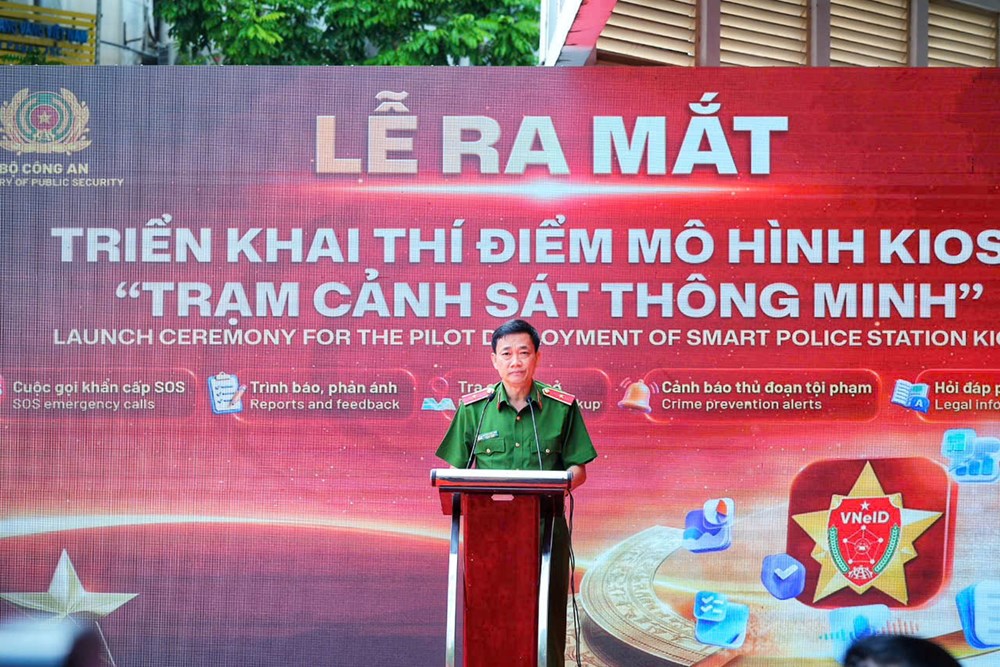 Mô hình Kiosk “Trạm Cảnh sát thông minh” đầu tiên trên cả nước có gì đặc biệt? - ảnh 1
