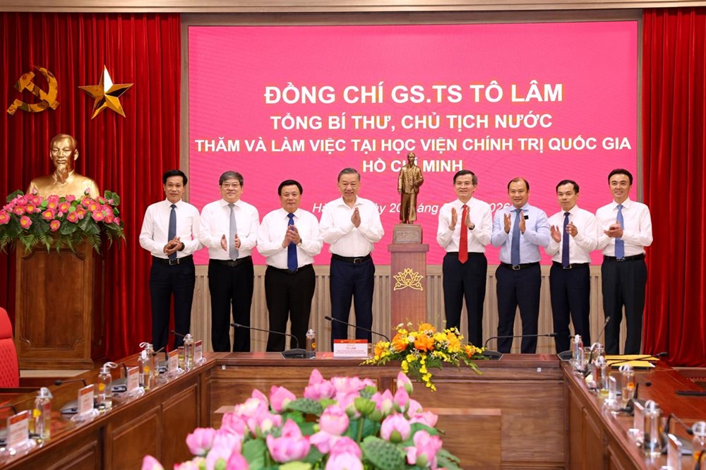 Tổng Bí thư, Chủ tịch nước Tô Lâm: Học viện Chính trị quốc gia Hồ Chí Minh phải là hình mẫu về xây dựng Đảng - ảnh 6