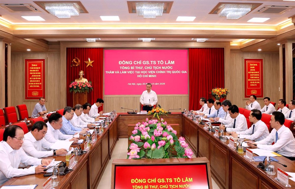 Tổng Bí thư, Chủ tịch nước Tô Lâm: Học viện Chính trị quốc gia Hồ Chí Minh phải là hình mẫu về xây dựng Đảng - ảnh 2