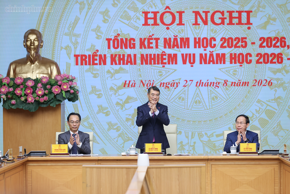 Thủ tướng chủ trì Hội nghị tổng kết năm học 2025-2026, triển khai nhiệm vụ năm học 2026-2027 - ảnh 1