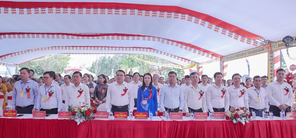 Lễ hưng công xây dựng Nhà Tưởng niệm liệt sĩ nhà báo tại Nghệ An - ảnh 4