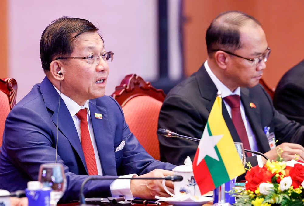 Tổng Bí thư, Chủ tịch nước Tô Lâm hội đàm với Tổng thống Myanmar Min Aung Hlaing - ảnh 4